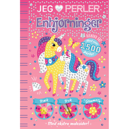 Diamond Art: Jeg elsker perler – Enhjørninger