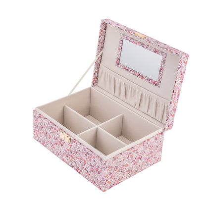 Bon Dep Jewelry Box with Liberty Print, Square – Ava Pink