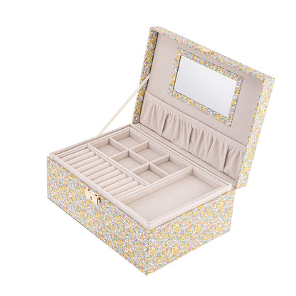 Bon Dep Jewelry Box with Liberty Print, Square - Betsy Ann