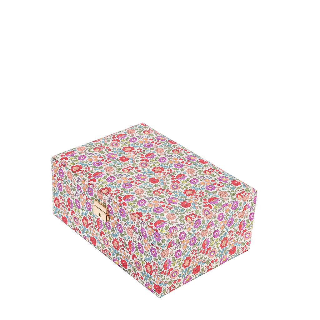 Bon Dep Jewelry Box with Liberty Print, Square - Danjo
