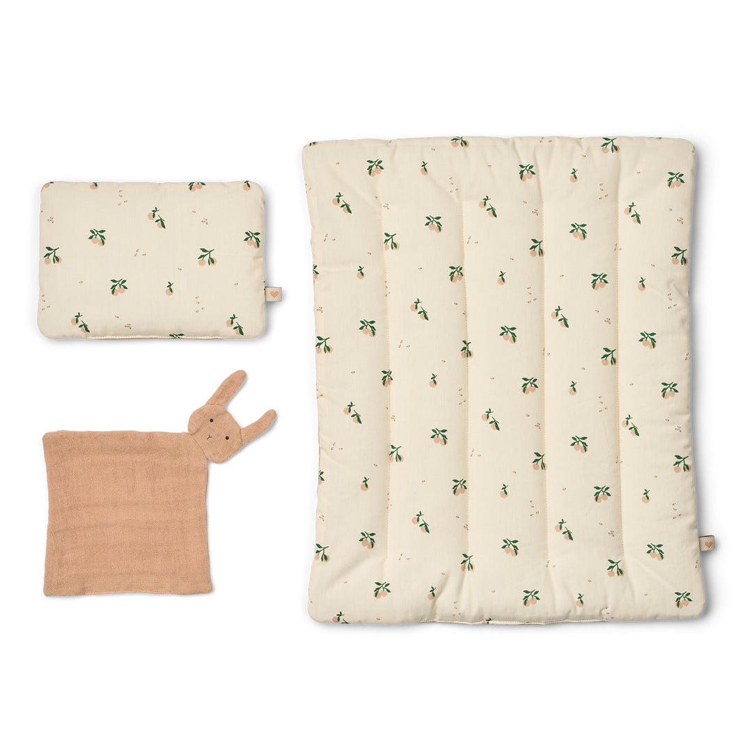 Liewood Joan Doll Duvet Set - Peach / Sea Shell