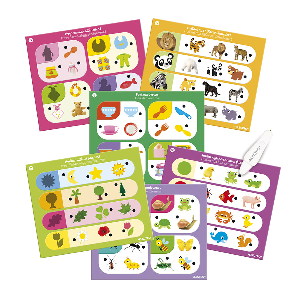 Jumbo Electro Colors and Shapes, Play and Learn (Danish and Norwegian)