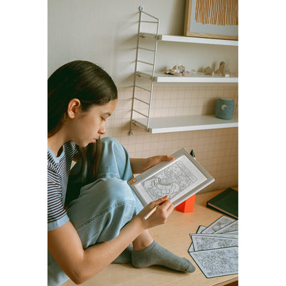 Kidywolf Kidydraw, Drawing Board with Light and Templates - Melí Meló