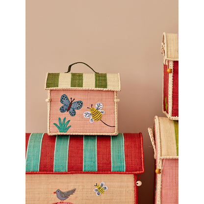 Rice Basket for Storage, Extra Small, Pink – Butterfly Theme
