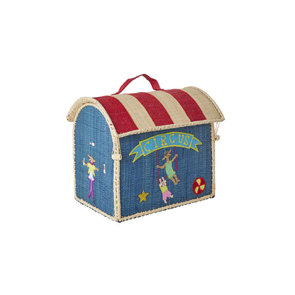 Rice Basket House for Storage, Extra Small, Blue - Circus