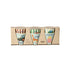 Rice melamin kopper, 6-pak, Blue ABC print - Lille