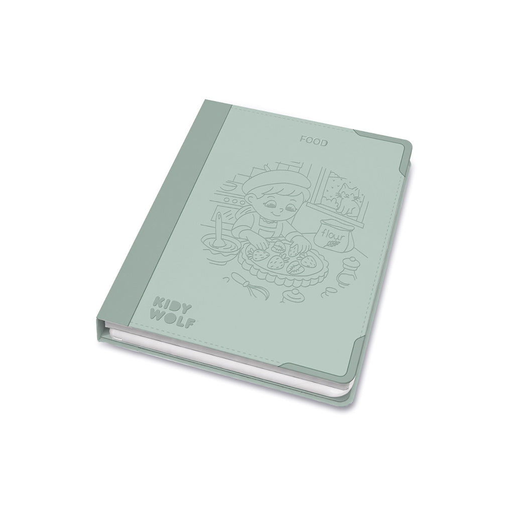 Kidywolf Kidydraw, drawing board with light and templates – Food
