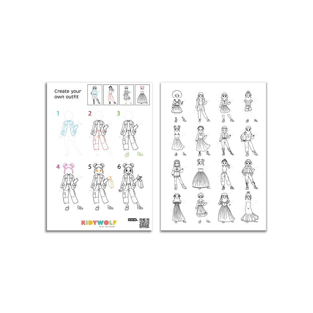 Kidydraw Pro, Light-Up Drawing Board, Fashion