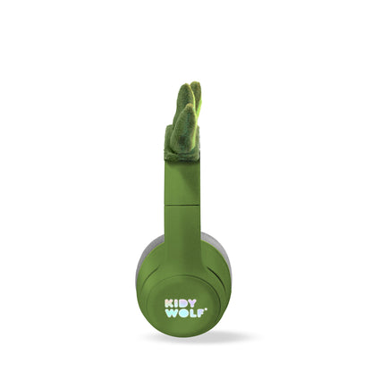 Kidyears - Bluetooth Headphones with Magnetic Animal Ears - Dino