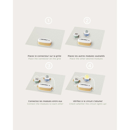 Kidyelec-Starter – Experiment Set on Electricity and Power – 11 Pieces