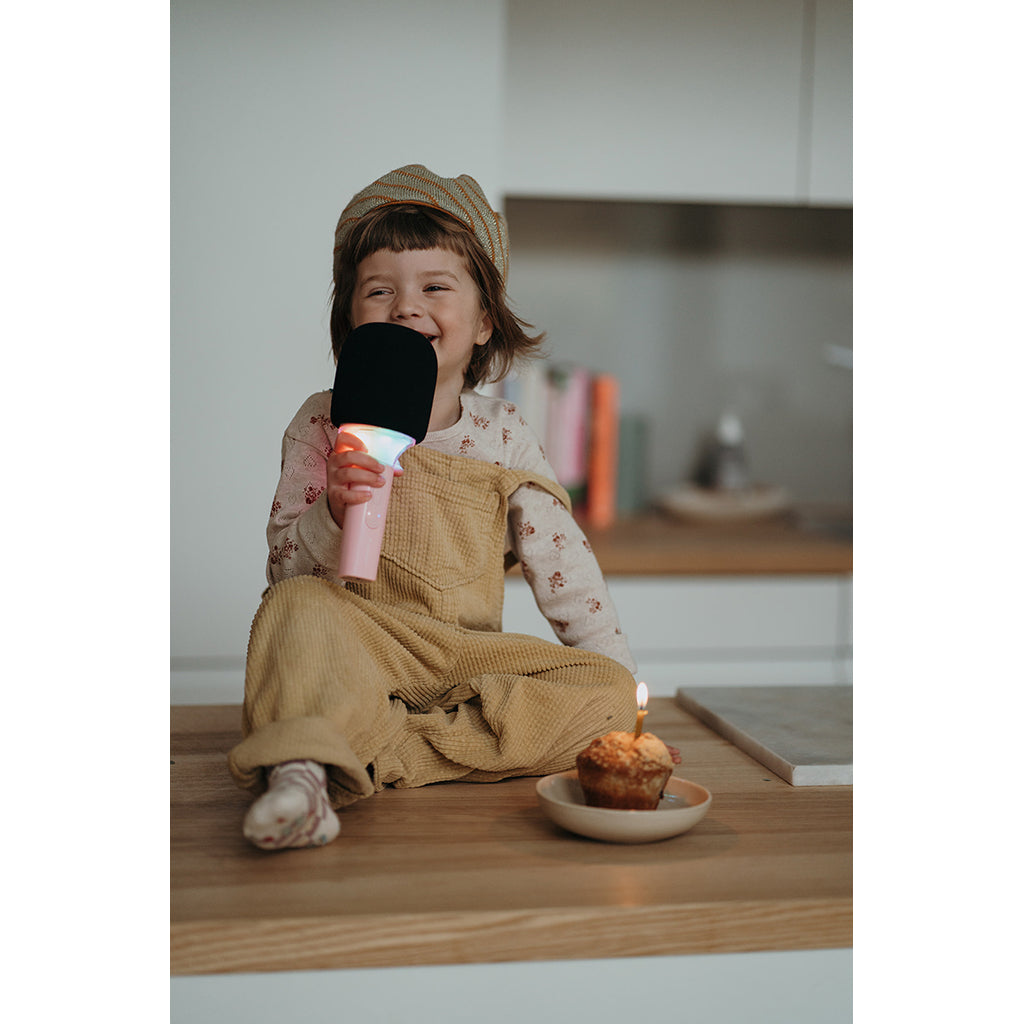 Kidymic All-in-One Microphone for Karaoke and Musical Experiences, Pink