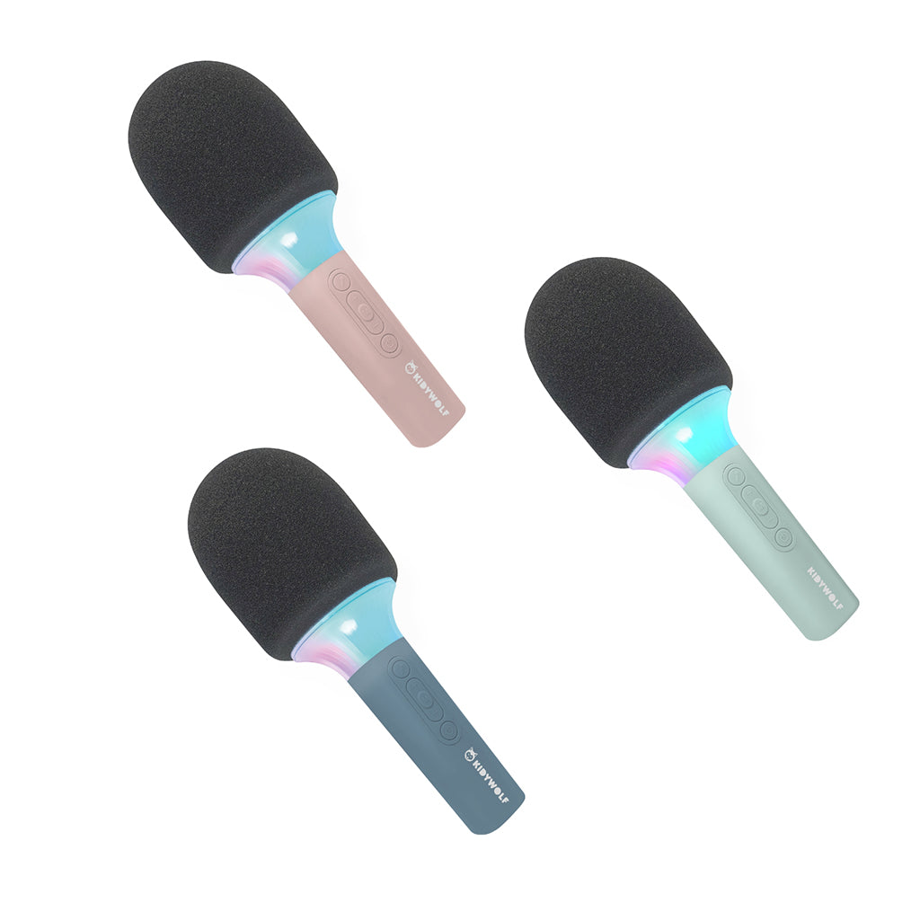 Kidymic All-in-One Microphone for Karaoke and Musical Experiences, Green