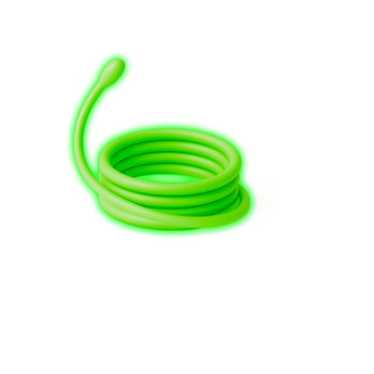 Kidyneon, DIY Glow-in-the-Dark Pictures with Green Neon Thread - Dinosaur