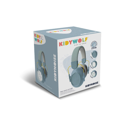 Kidynoise, Noise-Reducing Earmuffs for Kids, Foldable - Blue