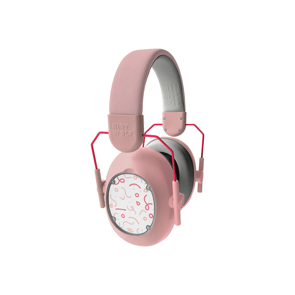 Kidynoise, Noise-Cancelling Hearing Protection for Children, Foldable – Pink