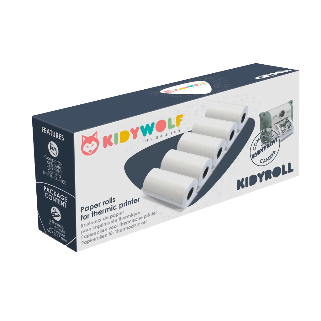 Kidywolf Kidyprint, 5 Print Rolls