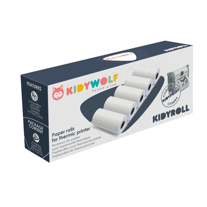 Kidywolf Kidyprint, 5 Print Rolls