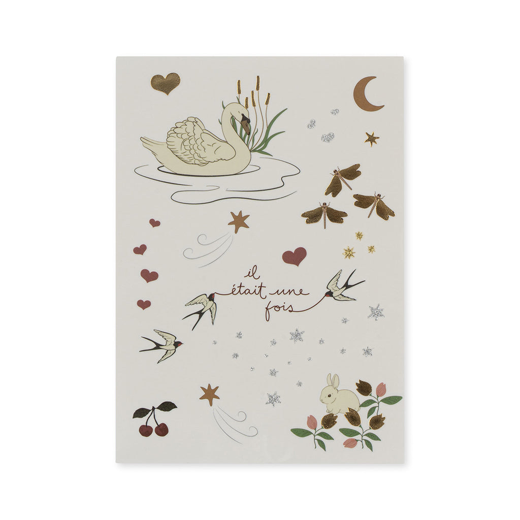 Konges Sløjd Temporary Tattoos, Swan