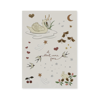 Konges Sløjd Temporary Tattoos, Swan