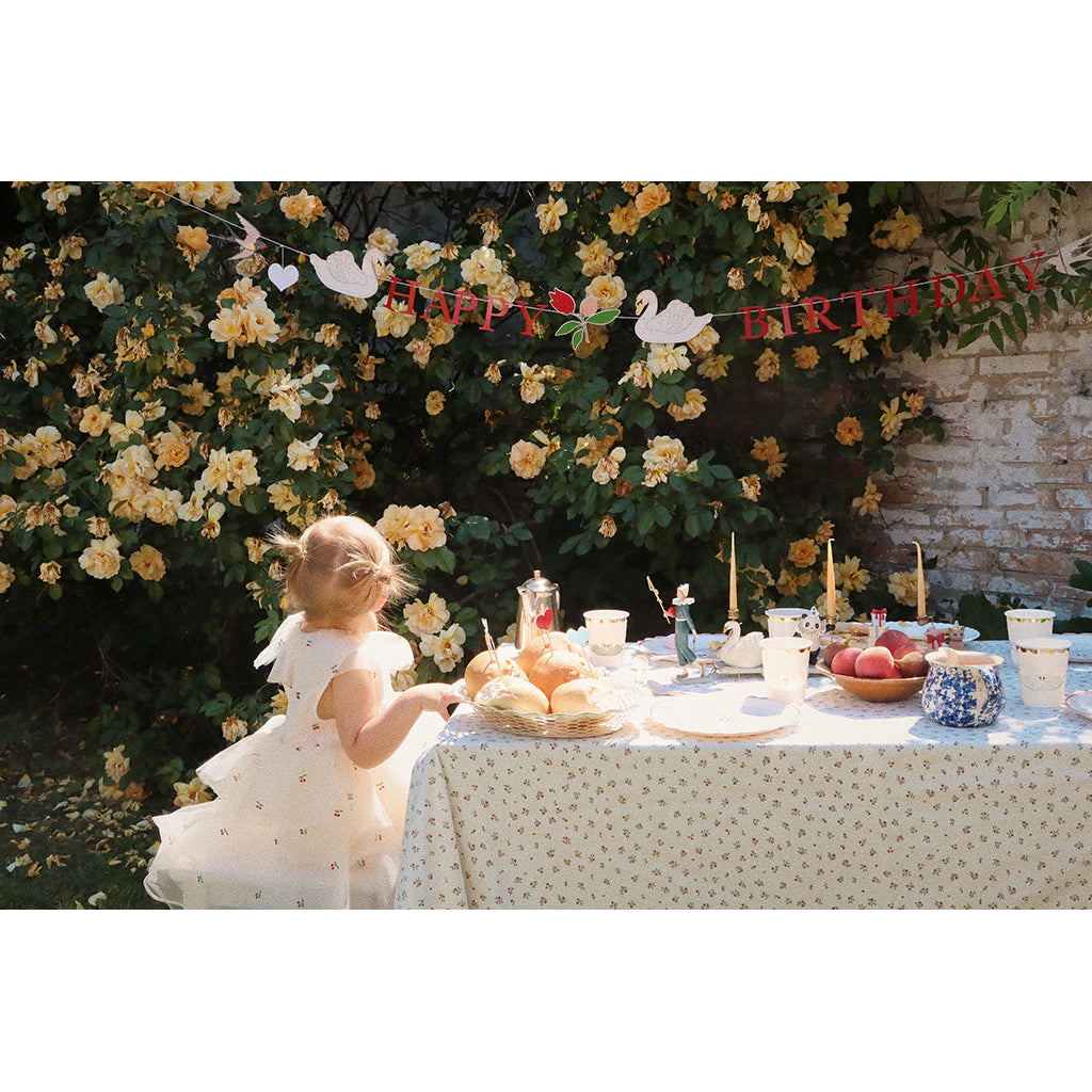 Konges Sløjd Paper Cups, Swan Design - Set of 8