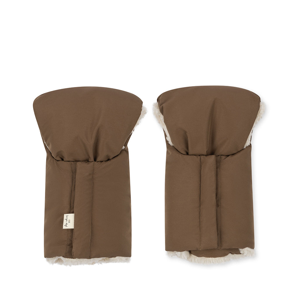 Konges Sløjd Nohr Stroller Mittens, Walnut