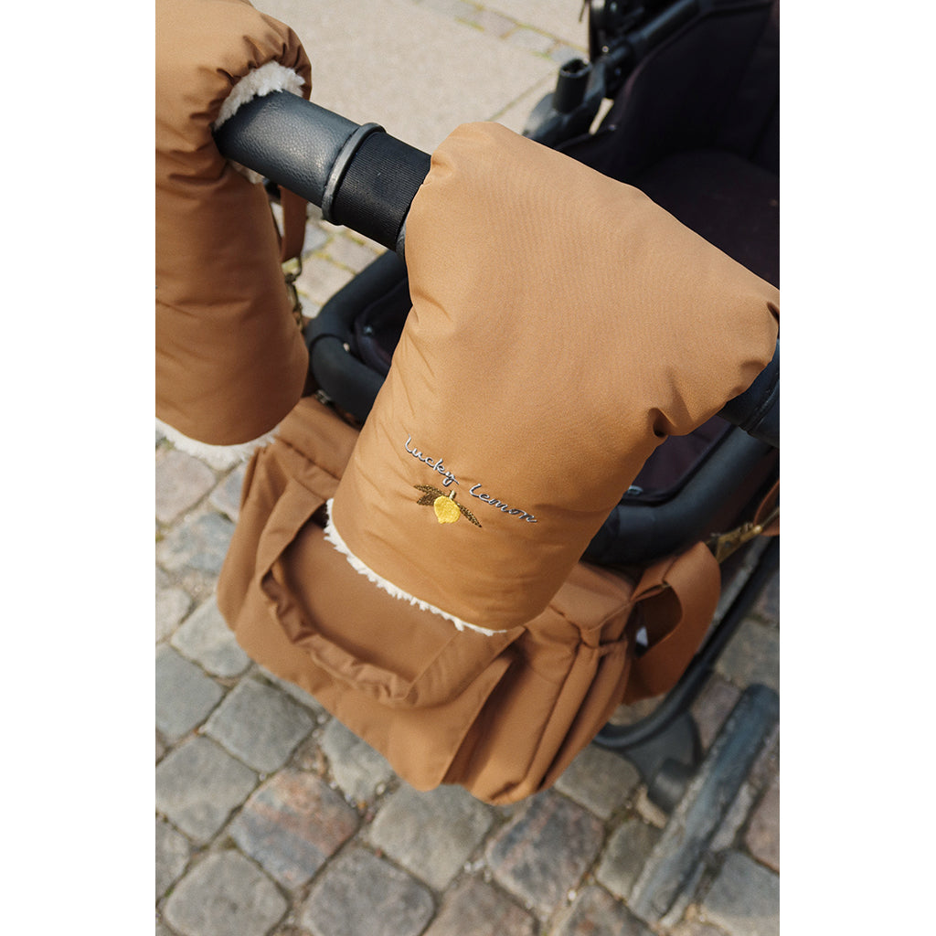 Konges Sløjd Nohr Stroller Mittens, Walnut