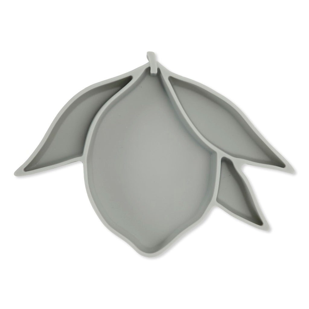 Konges Sløjd Lemon Silicone Plate, Whale