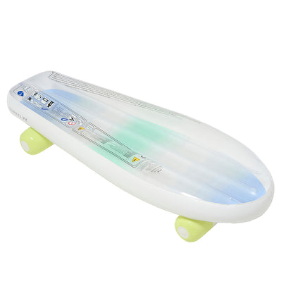 Sunnylife Inflatable Mattress, Skateboard - Blue/Lime - Ages 6 and Up