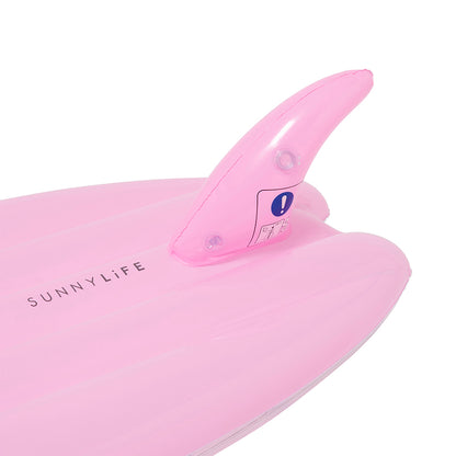 Sunnylife Inflatable Mattress, Surfboard Float in Summer Sherbet Bubblegum Pink - Suitable for Ages 6 and Up