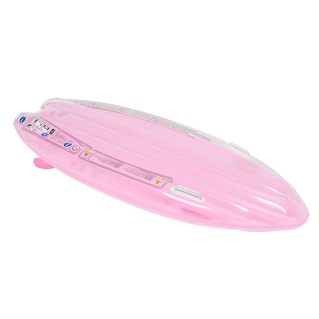 Sunnylife Inflatable Mattress, Surfboard Float in Summer Sherbet Bubblegum Pink - Suitable for Ages 6 and Up