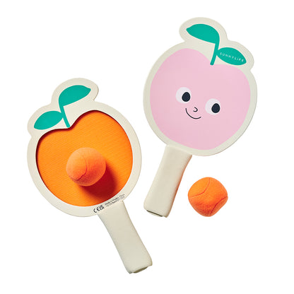 Sunnylife Kids Velcro Beach Tennis, Poppy the Peach