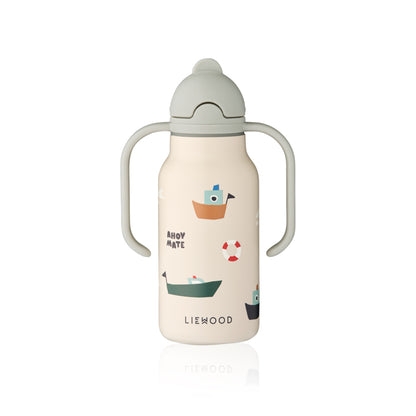 Liewood Kimmie drikkedunk m. håndtag 250 ml. - Sailing/ Sandy