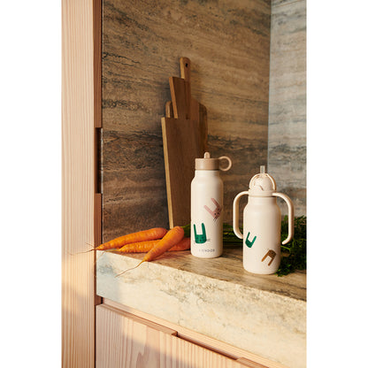 Liewood Falk Water Bottle, Insulated Flask 350 ml – Berry/ Pale Tuscany