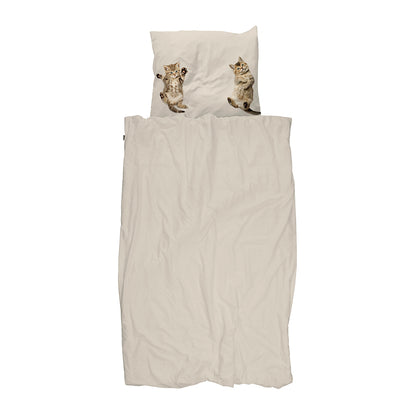 Snurk Organic Adult Bedding - Kitten Friends
