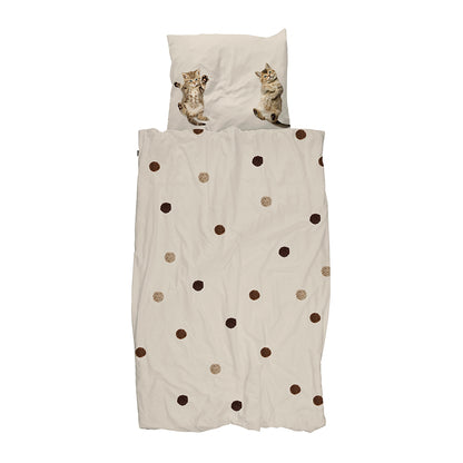 Snurk Organic Adult Bedding - Kitten Friends