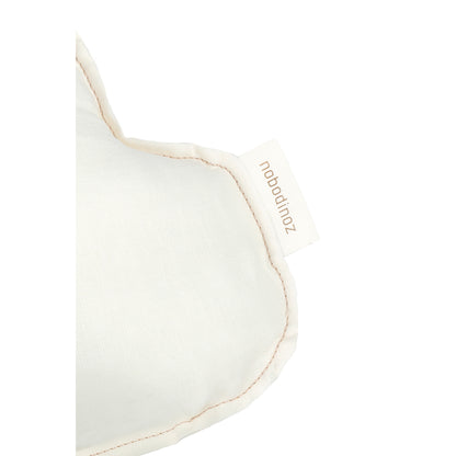 Nobodinoz Sky Cushion, Washed French Linen - Off White