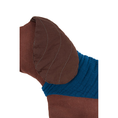 Nobodinoz Toby Dog Cushion in Linen, Prune