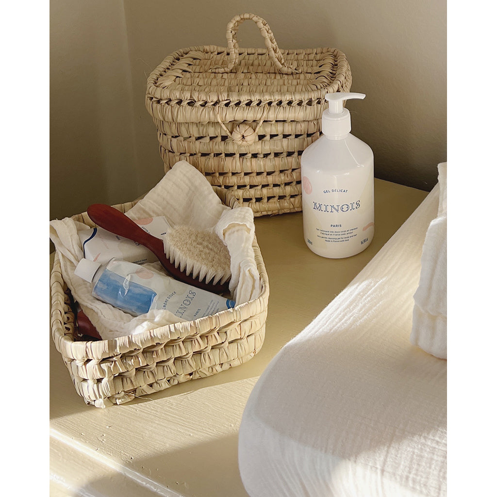 Lubilu Basket of Palm Leaves, L22