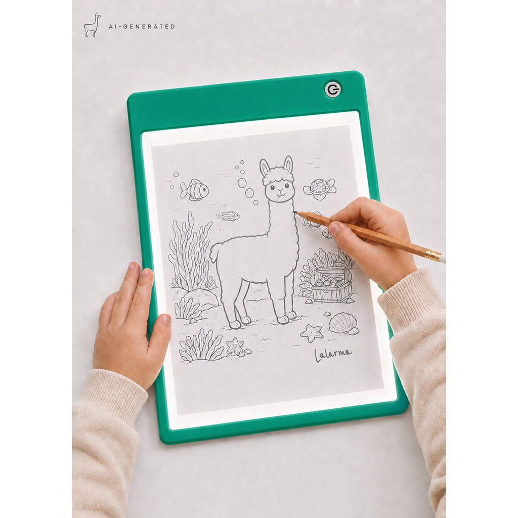Lalarma Sketch Lightpad, Draw and Colour – Green