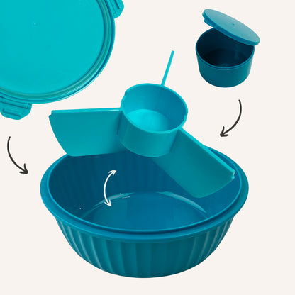 Yumbox Poke Bowl, Lagoon Blue
