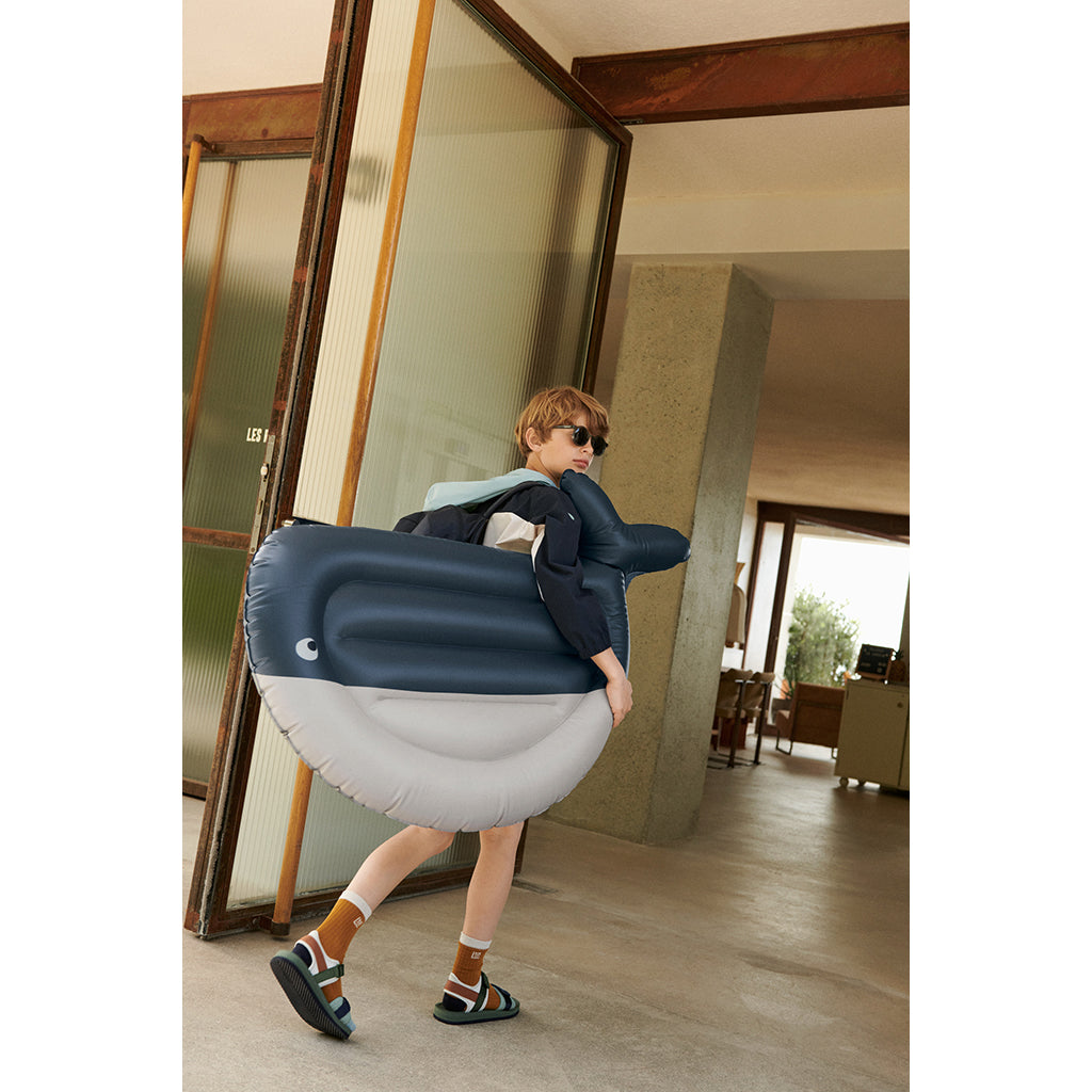 Liewood Water Toy, Adalyn Air Mattress, Whale - Whale Blue