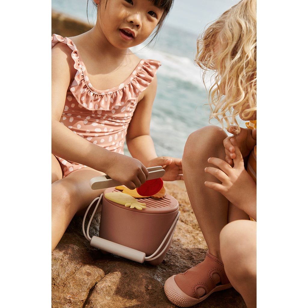 Liewood Wesley BBQ, Silicone Play Food - Blue Multi Mix