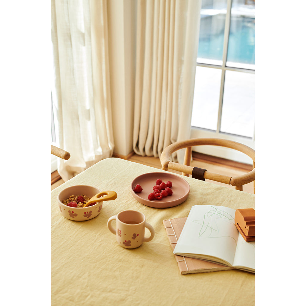 Liewood Vivi Silicone Tableware, Butterfly/Apple Blossom