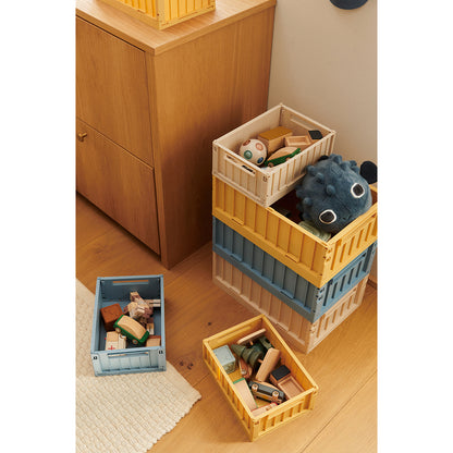Liewood Weston Folding Crate M, 2-Pack - Light Peppermint
