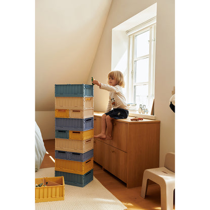 Liewood Weston Folding Crate S, 2-Pack - Beach Blue