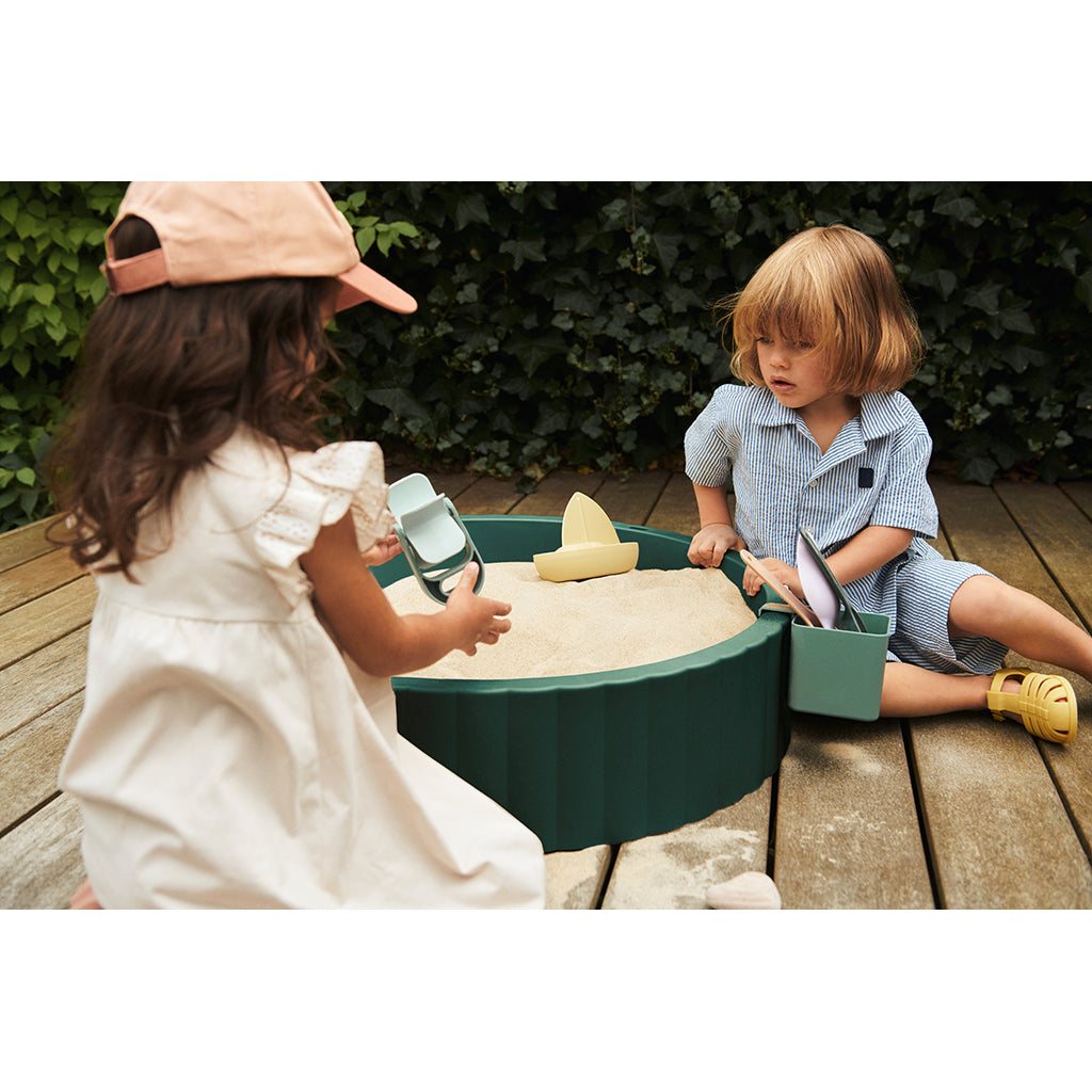 Liewood Saul Sandbox, Ø: 80 cm - Garden Green/ Sandy