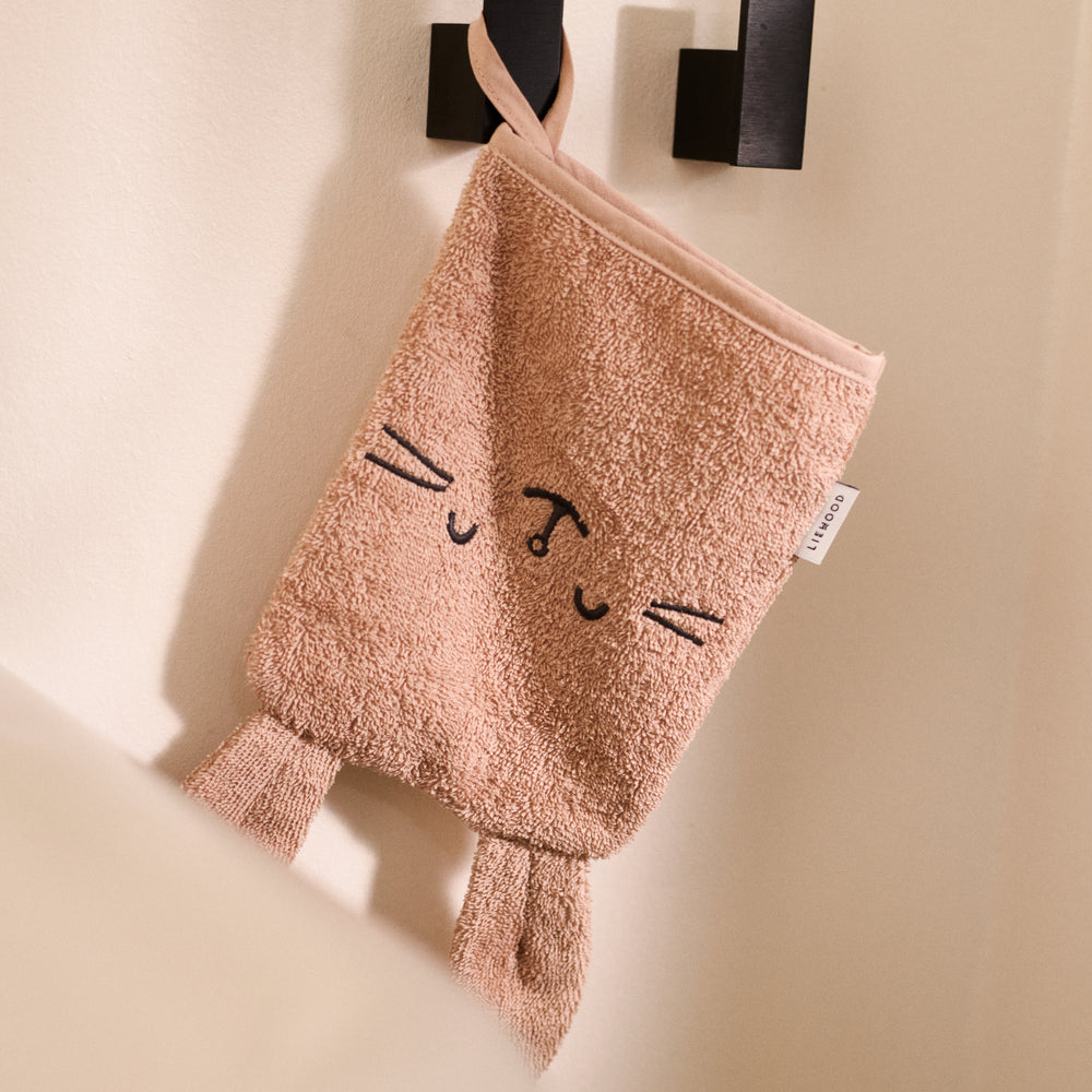 Liewood Washcloths with Animal Motifs, 3-Pack, Sylvester – Pale Tuscany Mix