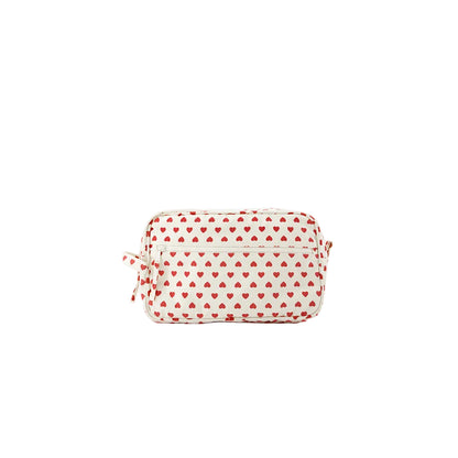 Bonton Large Toiletry Bag - Cœur rouge