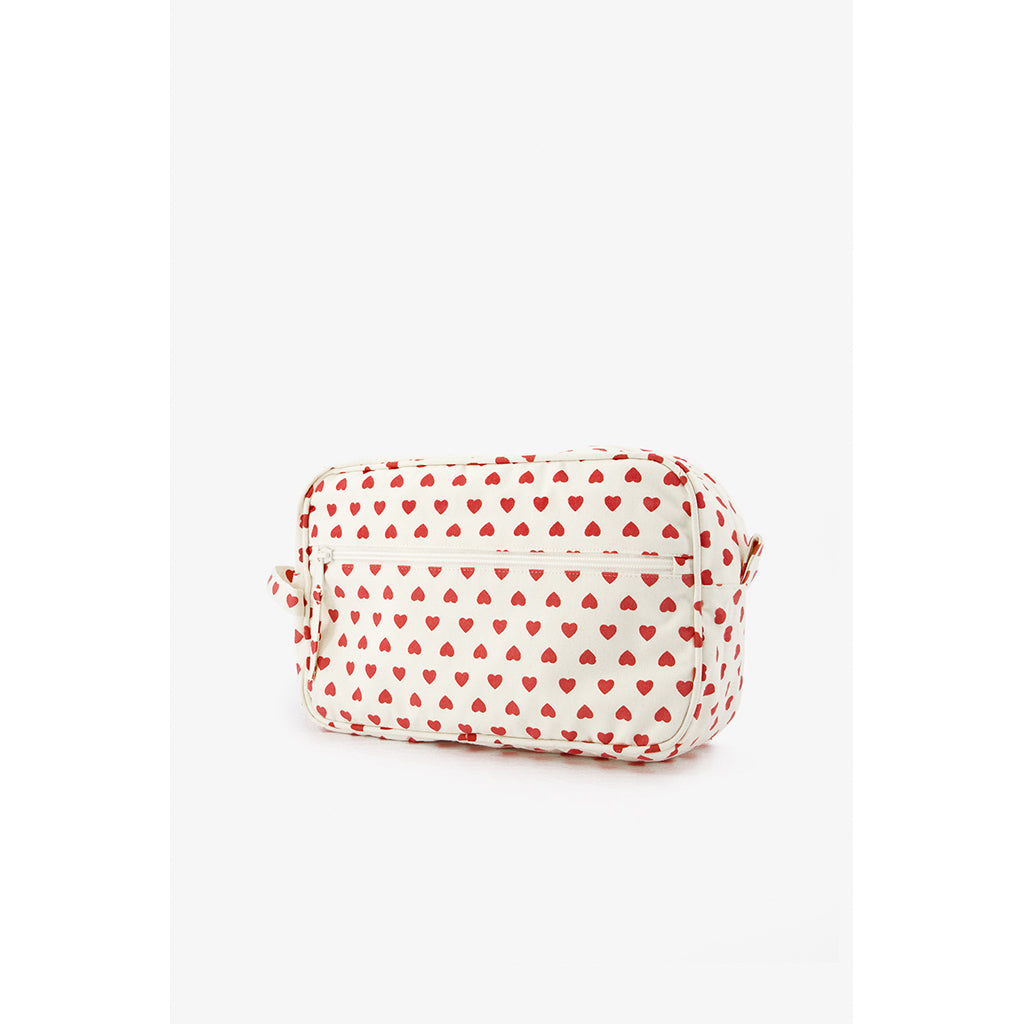 Bonton Large Toiletry Bag - Cœur rouge