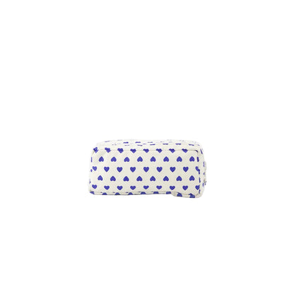 Bonton Pencil Case, Blue Hearts